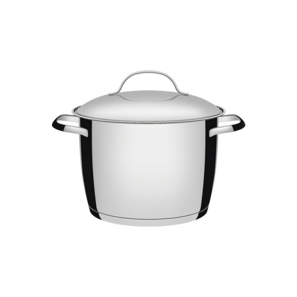 Olla alta Allegra de acero inoxidable con fondo triple de  22 cm 5,5 L