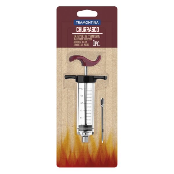 Inyector de Condimentos Acrílico / Polipropileno y Acero Inoxidable 30 ml. - Imagen 2