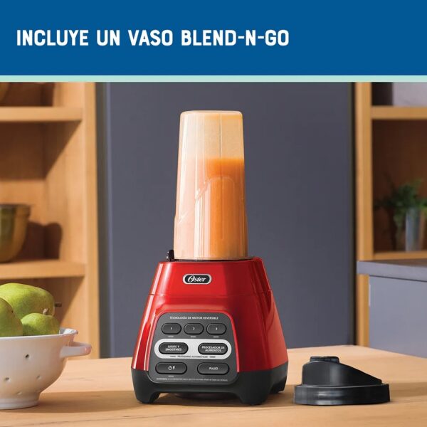 Licuadora motor reversible vaso Blend N Go 600W - Imagen 11