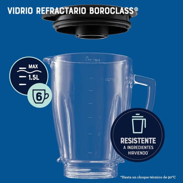 Licuadora motor reversible vaso Blend N Go 600W - Imagen 7