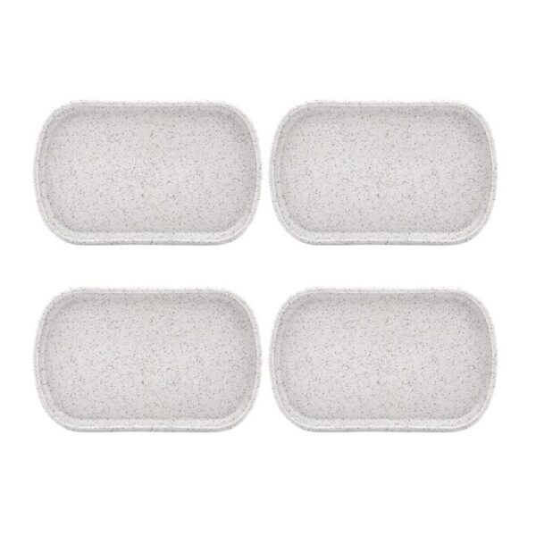 Juego de Platos de Postre Apilables Elo Baunilha 4 Piezas 20,3cm - Imagen 2
