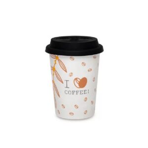 Vaso Trip con Tapa 300ml I Love Coffee