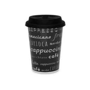 Vaso Trip con Tapa 300ml Menu Café