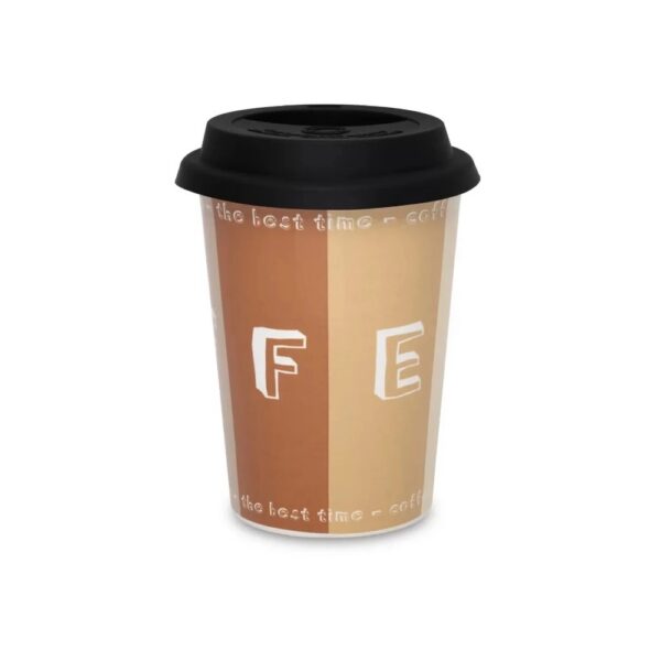 Vaso Trip con Tapa 300ml Tons de Café - Imagen 2