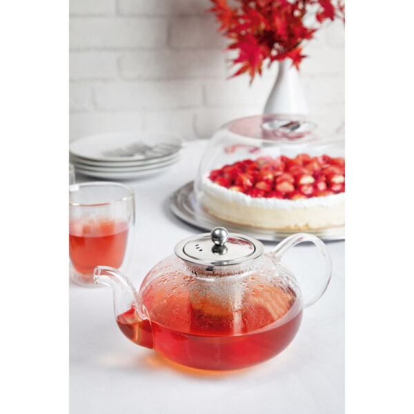Tetera de vidrio y acero inoxidable con infusor 1 L. - Imagen 8