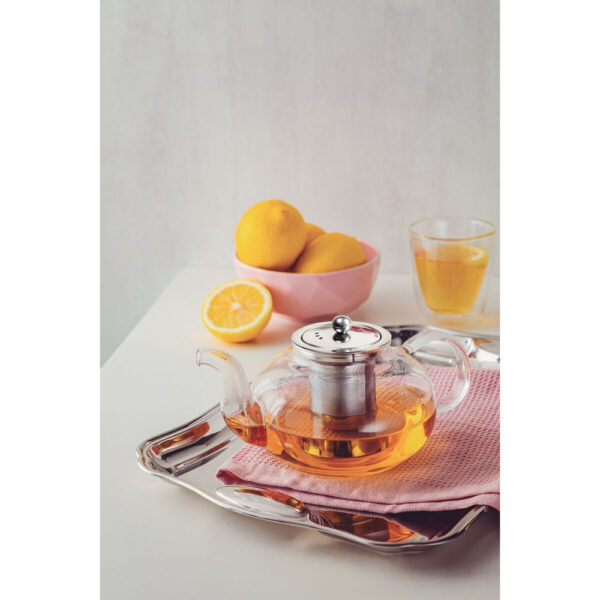 Tetera de vidrio y acero inoxidable con infusor 1 L. - Imagen 9