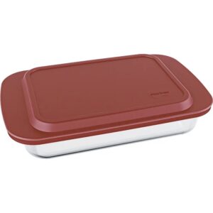 Refractorio rectangular con tapa de plástico Classic Lasaña 5L