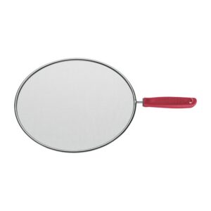 Rejilla para Fritura Utilitá de Acero Inoxidable con Mango de Polipropileno Rojo 30 cm