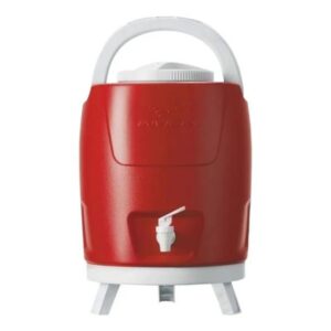 Bidón Térmico Rojo con trípode retráctil 9L.