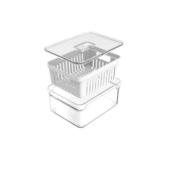 Organizador para frigorífico de 2,2 litros con cesta - Imagen 4
