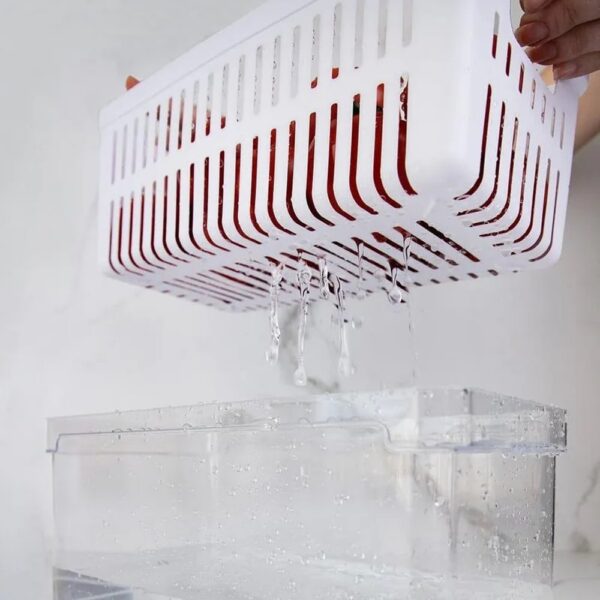 Organizador para frigorífico de 5 litros con cesta - Imagen 5