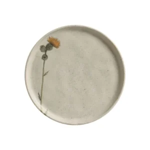 Juego de 6 platos orgánico para pan Bio Essencias Campestre Ø15,5×1,6cm