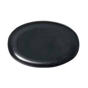 Juego de 4 platos ovalados Eclipse para servir (30 x 20 cm)