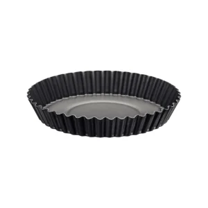 Molde para tartas y pasteles de aluminio con revestimiento antiadherente interno y externo Starflon Max, grafito, 24 cm, 1,4 L