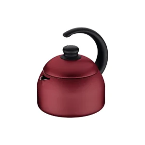 Tetera Paris de aluminio con revestimiento antiadherente Starflon Max, color rojo/bordo, 1.9 L