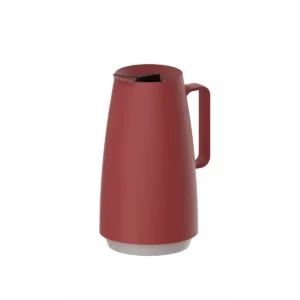 Jarra térmica de plástico Exata con revestimiento de vidrio, 500 ml. Rojo