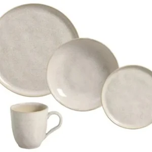 Juego de vajillas Bio Avant Latte de 16 piezas (para 4 personas)