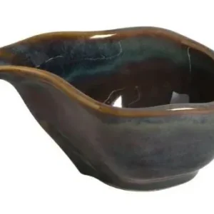 Juego de 6 salseras ovaladas orgánico Océano de 8 x 6 cm y 40 ml