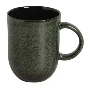 Juego de 4 tazas de Té grandes de cerámica Coup Greenery de 330 ml