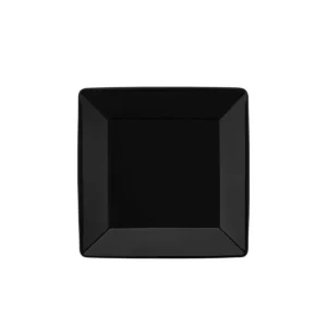 Juego de Plato para postre 20×20 cm Quartier Negro 12 piezas