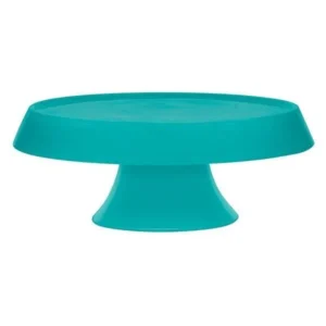 Plato para tarta/torta Oxford Tower turquesa de 27 cm