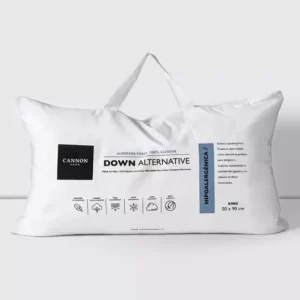 Almohada Down Alternative Relleno Fibra Tubular Siliconizada 50X90cm